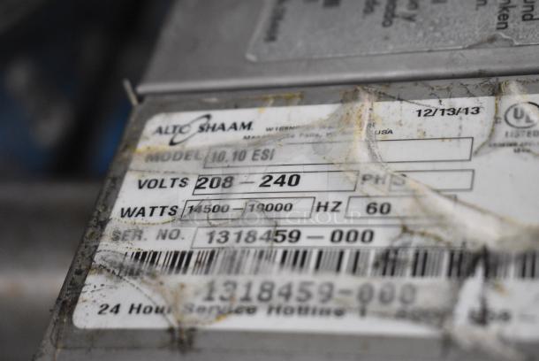 Alto Shaam 10.10 ESI Stainless Steel Commercial Electric Powered Combi Convection Oven. 208-240 Volts, 3 Phase. - Image 6 of 7
