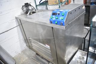 Raami Stainless Steel Commercial Popsicle Maker w/ Attachments on Commercial Casters. 127/220 Volts, 1 Phase.