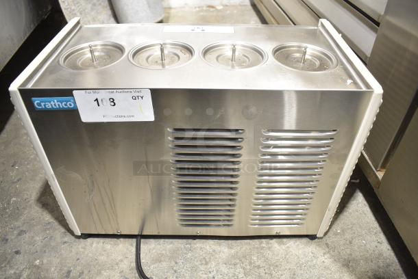 2021 Crathco E47/E49-4 Stainless Steel Commercial Countertop Refrigerated Beverage Machine Base. 115 Volts, 1 Phase. Tested and Working! - Image 1 of 7