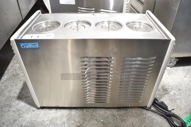 2021 Crathco E47/E49-4 Stainless Steel Commercial Countertop Refrigerated Beverage Machine Base. 115 Volts, 1 Phase. Tested and Working! - Image 1 of 7