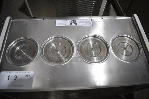 2021 Crathco E47/E49-4 Stainless Steel Commercial Countertop Refrigerated Beverage Machine Base. 115 Volts, 1 Phase. Tested and Working! - Image 4 of 7