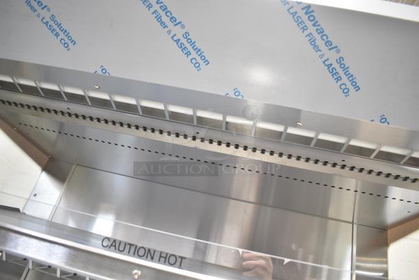 BRAND NEW SCRATCH AND DENT! 2016 BKI HSS4-2TSQ Stainless Steel Commercial Floor Style 2 Tier Warming Display Case Merchandiser. 230 Volts, 1 Phase. - Image 4 of 9