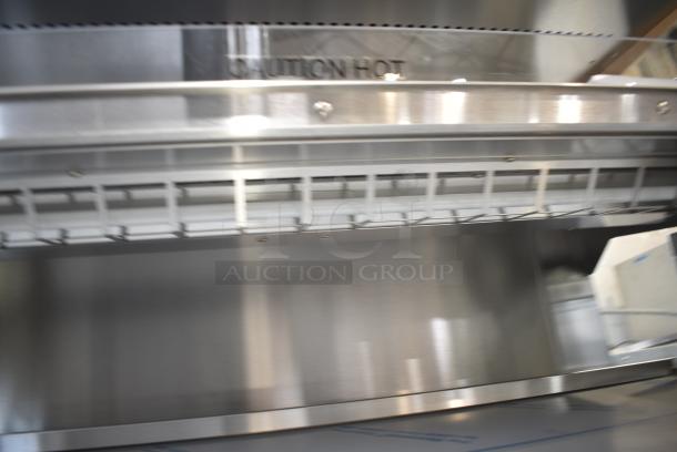 BRAND NEW SCRATCH AND DENT! 2016 BKI HSS4-2TSQ Stainless Steel Commercial Floor Style 2 Tier Warming Display Case Merchandiser. 230 Volts, 1 Phase. - Image 5 of 9