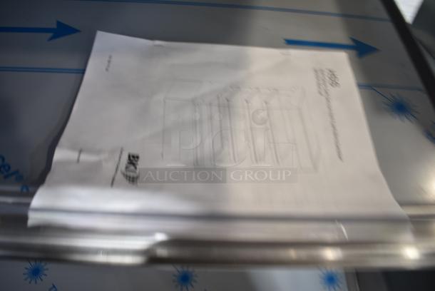 BRAND NEW SCRATCH AND DENT! 2016 BKI HSS4-2TSQ Stainless Steel Commercial Floor Style 2 Tier Warming Display Case Merchandiser. 230 Volts, 1 Phase. - Image 6 of 9