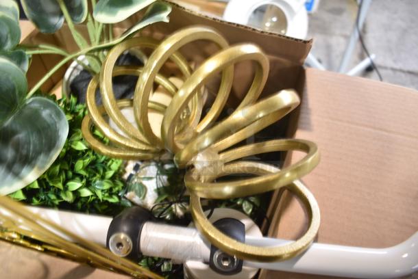 ALL ONE MONEY! Lto of Various Items Including Decorations and Fake Plants - Image 3 of 13