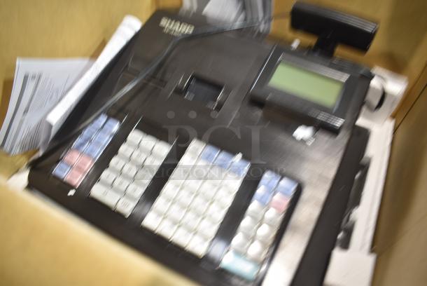IN ORIGINAL BOX! Sharp XE-A407 Countertop Cash Register. - Image 5 of 7