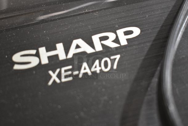 IN ORIGINAL BOX! Sharp XE-A407 Countertop Cash Register. - Image 6 of 7