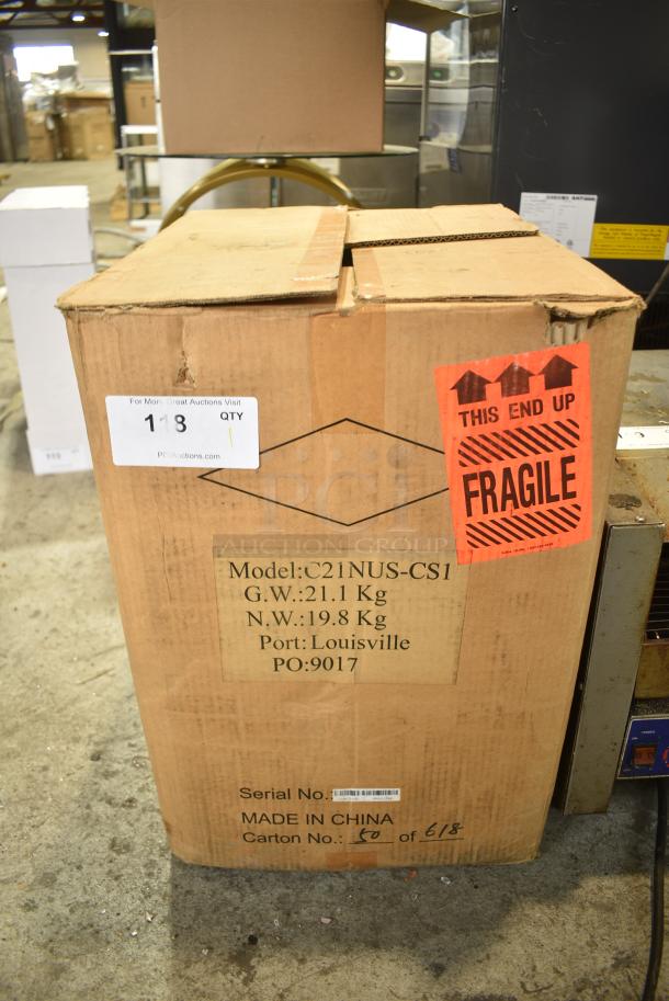 BRAND NEW IN BOX! So Cold  C21NUS-CS1 Cuervo  Silver Chiller Machine. 110-120 Volts, 1 Phase. - Image 3 of 10