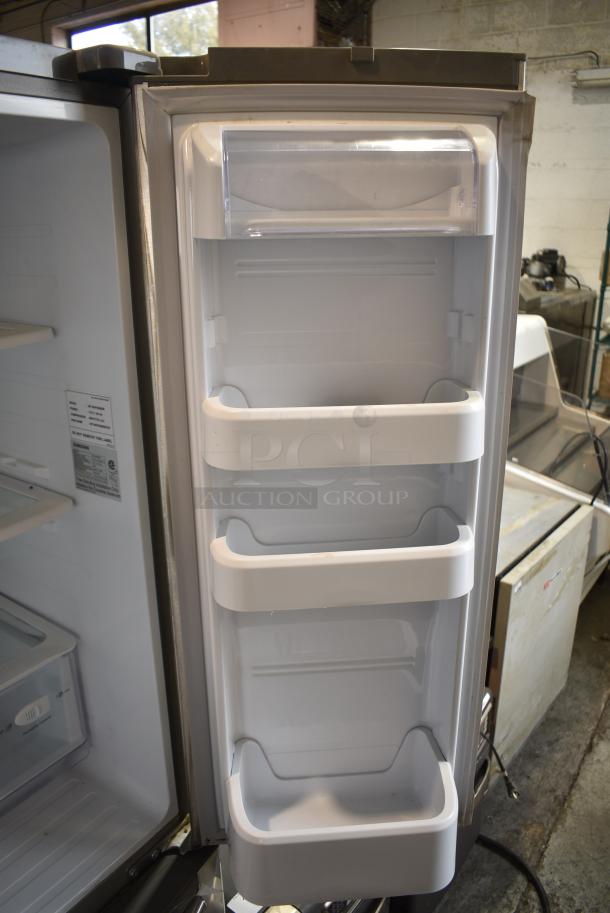Samsung RF18HFENBSR Stainless Steel 17.5 cu. ft. Stainless Counter Depth French Door Refrigerator w/ Freezer Drawer. 115 Volts, 1 Phase. Tested and Working! - Image 6 of 10