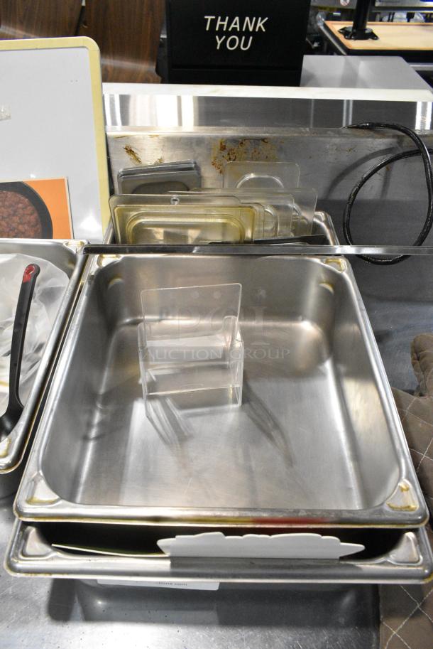 BRAND NEW SCRATCH AND DENT! Lot of Various Items Including Stainless Steel Drop In Bins and Oven Mitts - Image 4 of 5