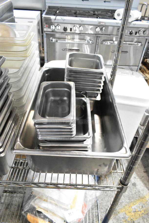 ALL ONE MONEY! Tier Lot of Stainless Steel Drop In Bins. - Image 3 of 6