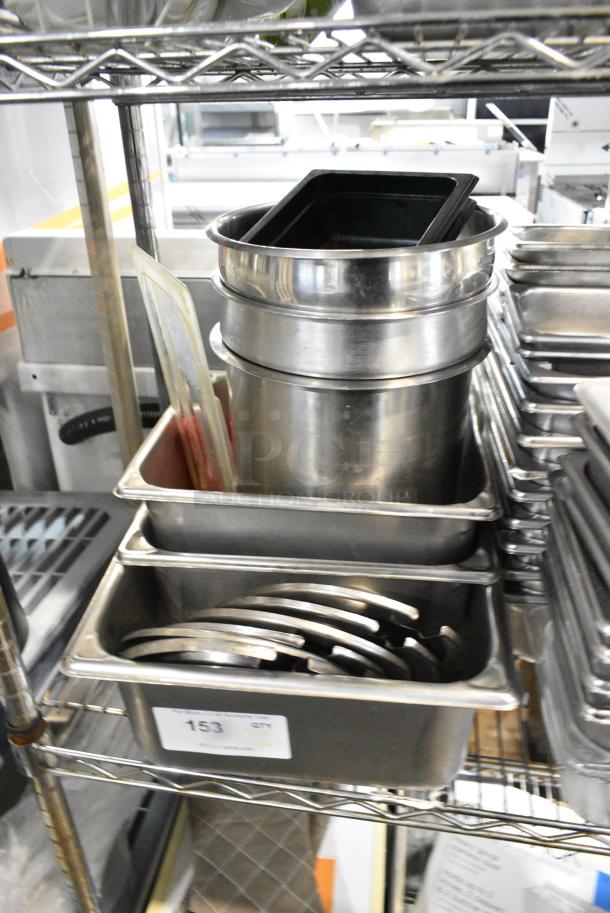 ALL ONE MONEY! Tier Lot of Stainless Steel Drop In Bins. - Image 6 of 6