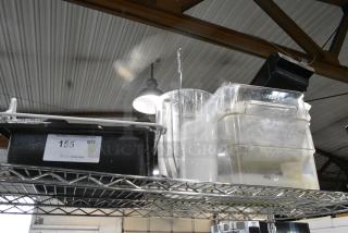 ALL ONE MONEY! Lot of Poly Containers and Bar Topping Rail