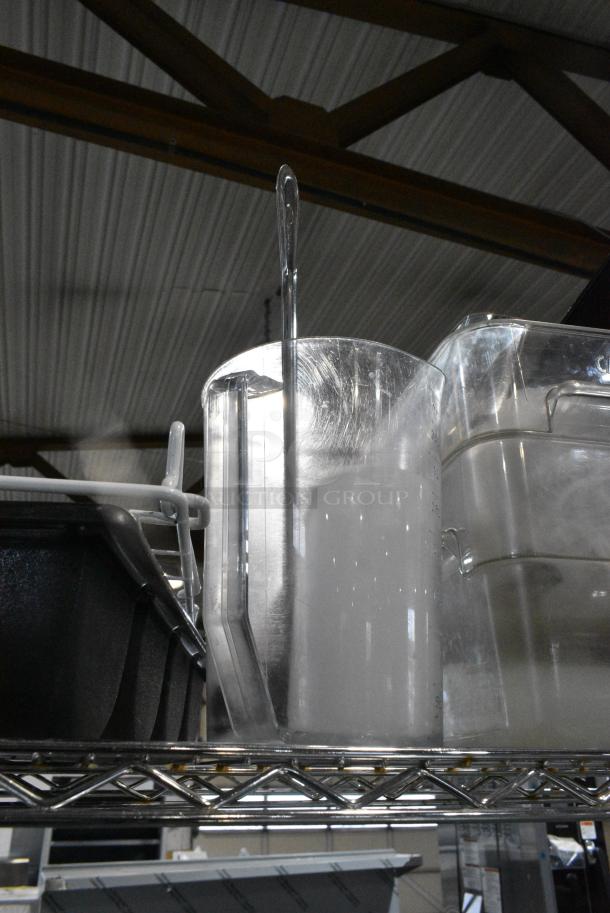 ALL ONE MONEY! Lot of Poly Containers and Bar Topping Rail - Image 3 of 4