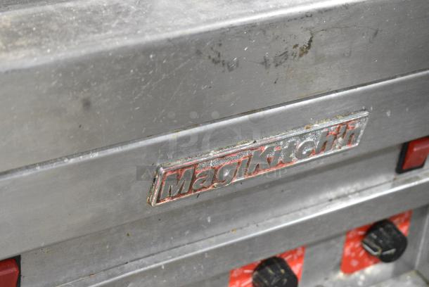 MagiKitch'n Stainless Steel Commercial Countertop Natural Gas Powered Chrome Top Flat Top Griddle w/ Thermostatic Controls. - Image 2 of 6