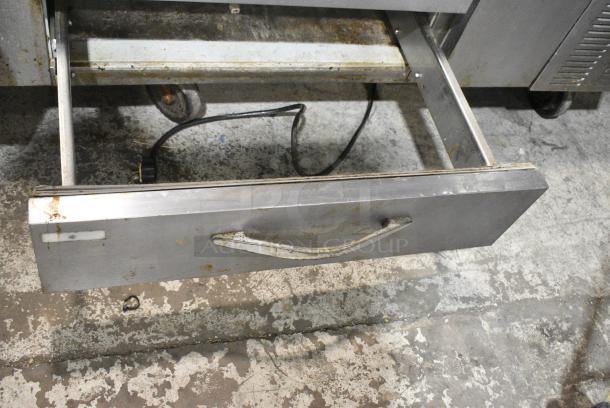 Beverage Air WTRCS84-1 Stainless Steel Commercial 4 Drawer Chef Base on Commercial Casters. 115 Volts, 1 Phase. Cannot Test Due To Plug Style - Image 8 of 9