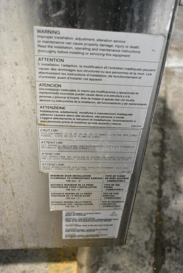 Electrolux Stainless Steel Commercial Electric Powered Floor Style Pasta Cooker. 208/240 Volts, 1 Phase. - Image 12 of 12