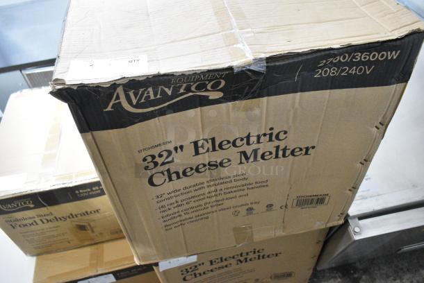 BRAND NEW SCRATCH AND DENT! Avantco 177CHSME32M Commercial Stainless Steel Electric Countertop 32" Cheese Melter With Steel Racks. 208/240 Volts. - Image 2 of 3