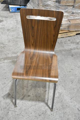 7 Wood Pattern Dining Height Chair. 7 Times Your Bid!