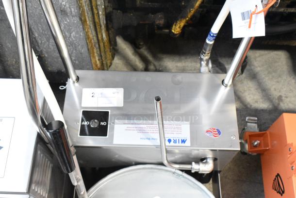 BRAND NEW SCRATCH AND DENT! MirOil BD505 55 lb. Electric Portable Fryer Oil Filter Machine with 1-Way Pump. 120 Volts, 1 Phase. - Image 6 of 8