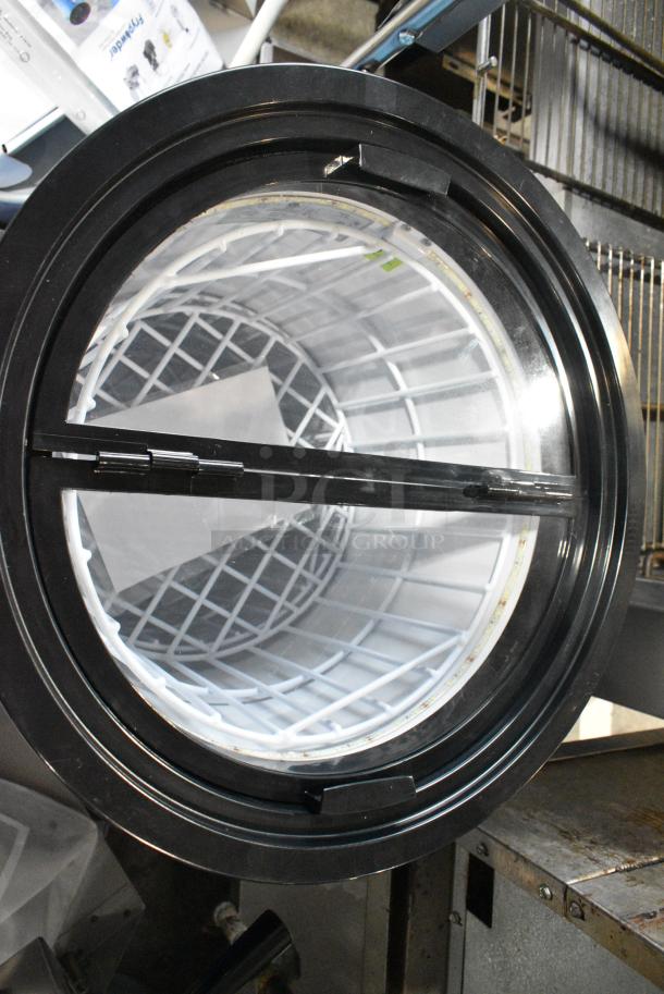 BRAND NEW SCRATCH AND DENT! Galaxy BMR2-CD Cold Drink Barrel Merchandiser Refrigerator - 2.25 cu. ft. 120 Volts, 1 Phase. Tested and Working! - Image 2 of 7