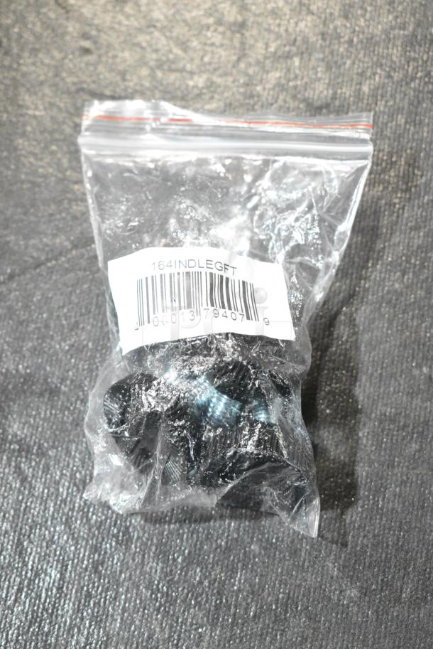 BRAND NEW SCRATCH AND DENT! Lot of 164INDLEGFT Lancaster Table & Seating Floor Glides for Industrial Trestle Table Bases - Image 3 of 4