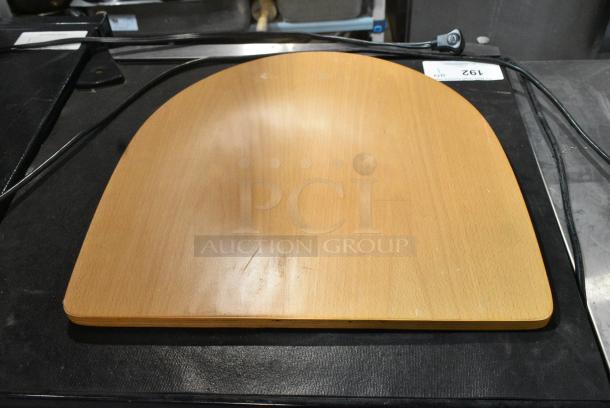 2 BRAND NEW SCRATCH AND DENT! 164CUSHWDNAT Lancaster Table & Seating Natural Finish Wood Seat for Wood Frame Chairs and Bar Stools. 2 Times Your Bid! - Image 2 of 4