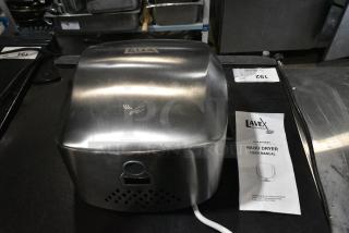BRAND NEW SCRATCH AND DENT! Lavex 158LAVHD29 Stainless Steel High Speed Automatic Hand Dryer with HEPA Filtration - 110-130V, 1450W