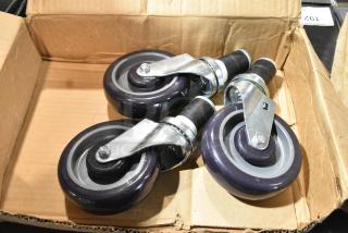 BRAND NEW SCRATCH AND DENT! Lot of 3 Commercial Casters.