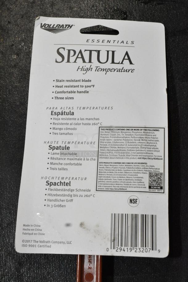 3 BRAND NEW SCRATCH AND DENT! Items Including 407FXLID1 Flexsil Lid Full Size High-Heat Silicone Steam Table / Hotel Pan Lid and 2 Vollrath Poly Spatulas. 3 Times Your Bid! - Image 5 of 7