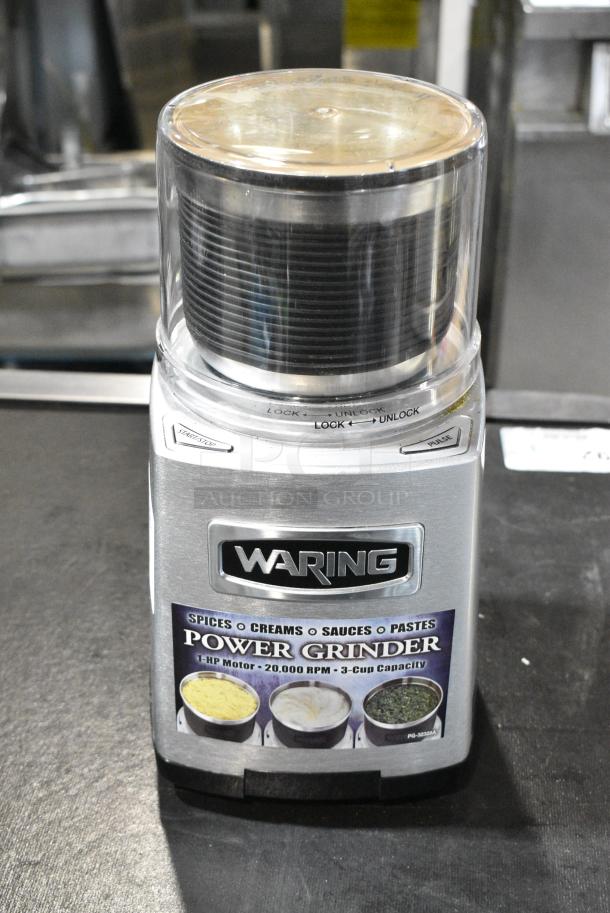 BRAND NEW SCRATCH AND DENT! Waring WSG60 3 Cup Commercial Spice Grinder - 120V Tested and Working! - Image 3 of 11