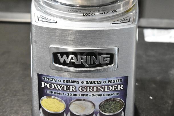 BRAND NEW SCRATCH AND DENT! Waring WSG60 3 Cup Commercial Spice Grinder - 120V Tested and Working! - Image 4 of 11