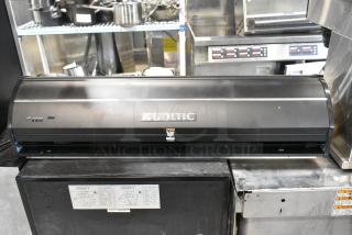 BRAND NEW SCRATCH AND DENT! Boltic 6873509LYB 36" Black Aluminum Air Curtain with Remote Magnetic Door Switch. 120 Volts, 1 Phase.