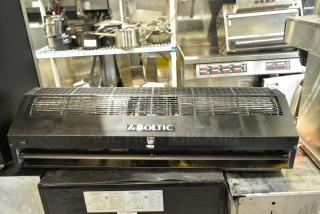 BRAND NEW SCRATCH AND DENT! Boltic 6871509BPC 36" Black Powder Coat Air Curtain with Plunger Door Switch. 120 Volts, 1 Phase.