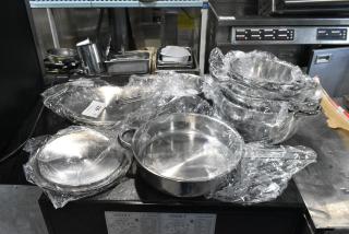 9 BRAND NEW SCRATCH AND DENT! Items Including Bowls and Sauce Pans. 9 Times Your Bid!