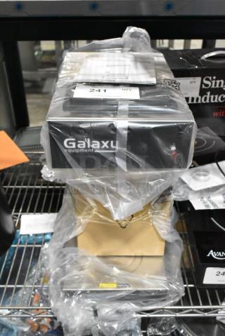 BRAND NEW SCRATCH AND DENT! Galaxy 177GCM2B Pourover Commercial Coffee Maker with 2 Warmers and Toggle Controls. 120 Volts, 1 Phase.