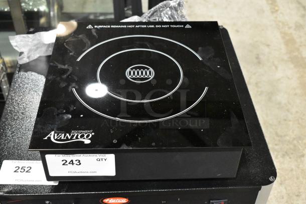 BRAND NEW SCRATCH AND DENT! Avantco 177DC1800 Drop-In / Countertop Induction Range / Cooker with Remote Control. 120 Volts, 1 Phase. - Image 1 of 4