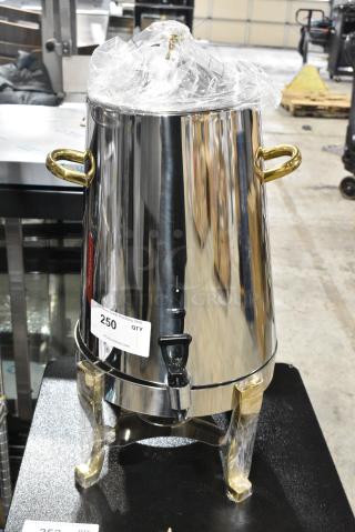 BRAND NEW SCRATCH AND DENT! Stainless Steel Countertop Beverage Holde Dispenser.