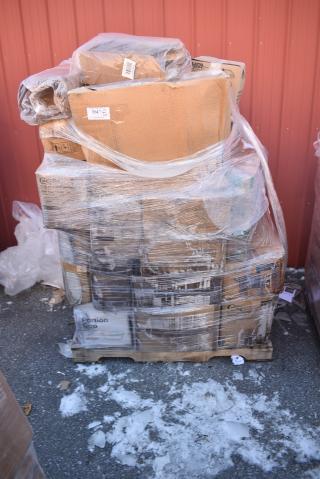 30 BRAND NEW! Boxes Including Choice Portion Cups, Lavex Paper Towels, Choice Cold Cups, HFA Silver Gourmet To Go Containers, 395RP09 EcoChoice No PFAS Added Bamboo / Bagasse Blend 9" Plate - 500/Case. 30 Times Your Bid!