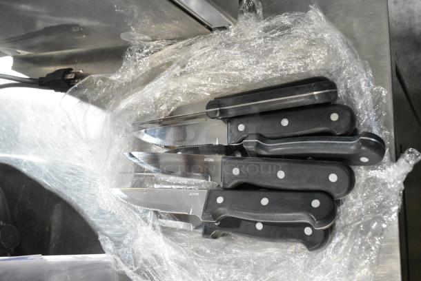 4 BRAND NEW SCRATCH AND DENT! Bundles of Acopa Stainless Steel Knives. 4 Times Your Bid! - Image 1 of 8