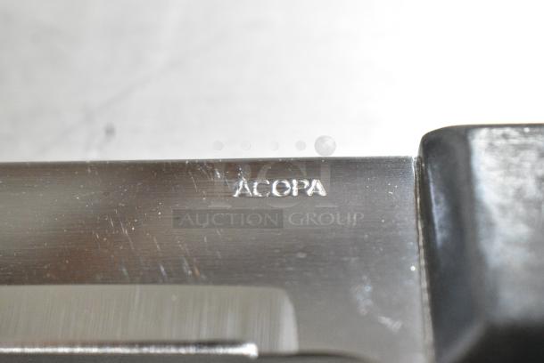 4 BRAND NEW SCRATCH AND DENT! Bundles of Acopa Stainless Steel Knives. 4 Times Your Bid! - Image 8 of 8