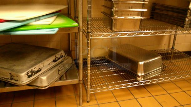 4 TIER SHELVES WITH KITCHEN ACCESSORIES! - Image 5 of 7