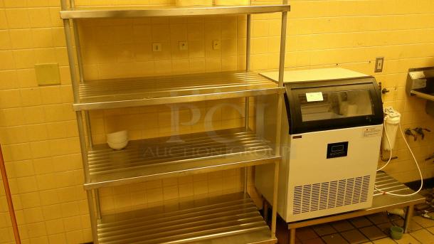 COMMERCIAL ICE MAKER MODEL WQJR-B01, STAINLESS SHELF  2'X20"X3' - Image 3 of 4