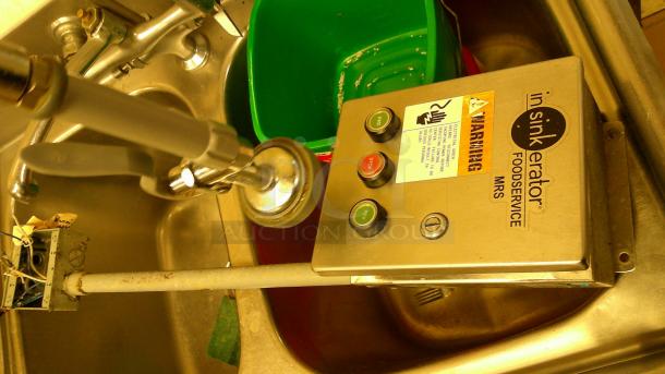 STAINLESS DOUBLE BASIN UTILITY SINK!
BUYER MUST REMOVE - Image 5 of 6