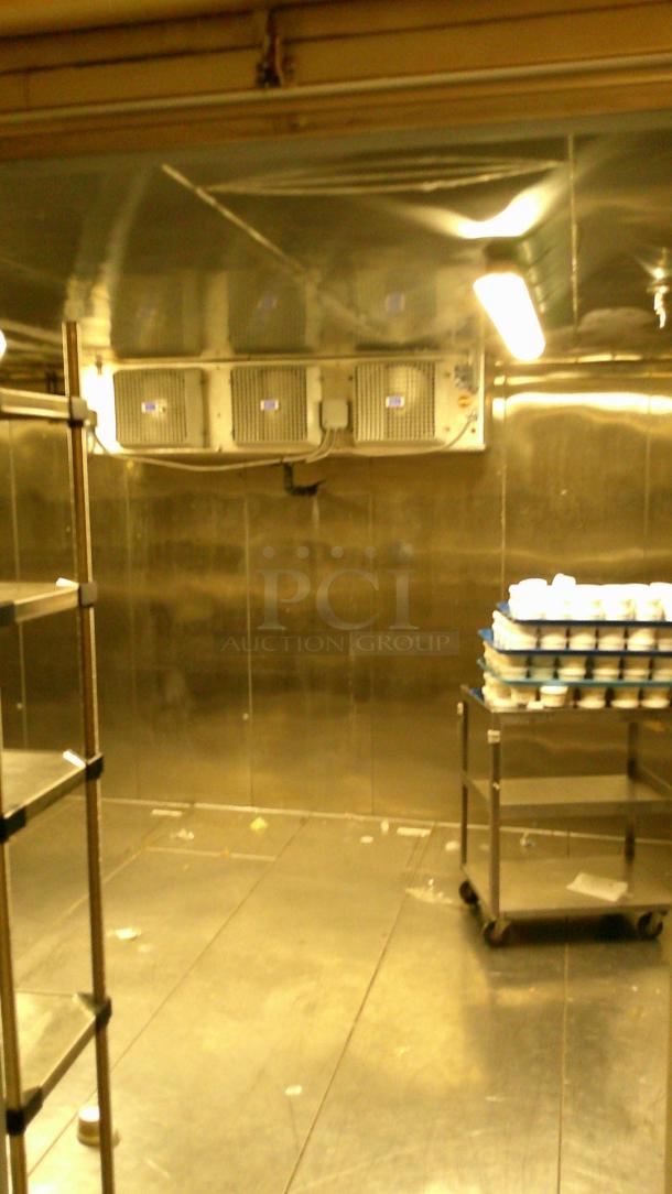 WALK IN FREEZER! NORLAKE FIRELINE WALK IN FREEZER, 8 FREEZER SHELVES
BUYER MUST REMOVE - Image 3 of 10