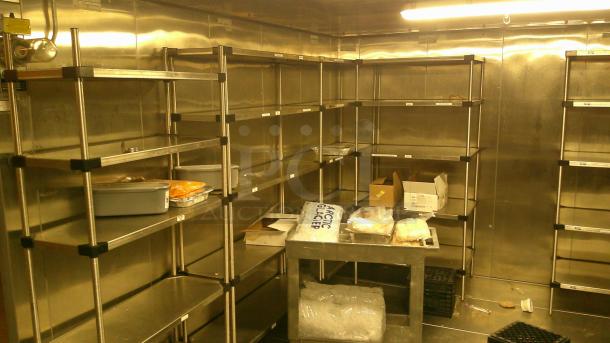 WALK IN FREEZER! NORLAKE FIRELINE WALK IN FREEZER, 8 FREEZER SHELVES
BUYER MUST REMOVE - Image 4 of 10