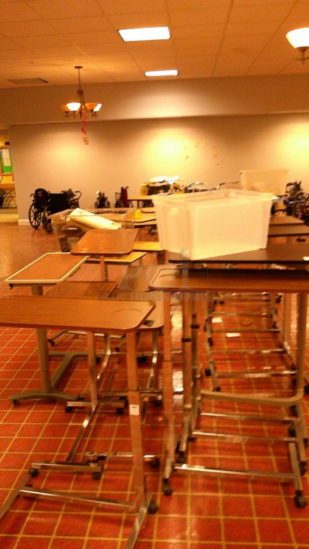 20 BEDSIDE ADJUSTABLE TABLES! - Image 1 of 4