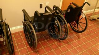 (5) FOLDING WHEELCHAIRS