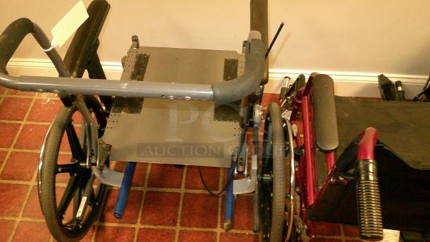 (5) FOLDING WHEELCHAIRS - Image 3 of 4