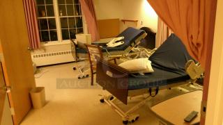 ENTIRE ROOM! (B18) IF YOU SEE IT, YOU CAN TAKE IT!   
 INCUDES BEDS, FURNITURE, DÉCOR, CURTAINS, AIR CONDITIONERS, PRIVACY CURTAIN TRACKS, BEDSIDE TABLES AND MORE!